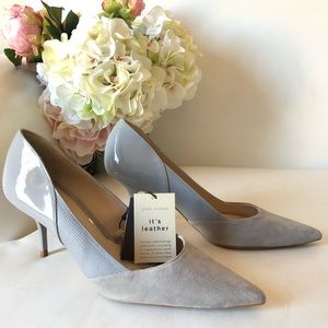 ZARA Combined Leather Heels